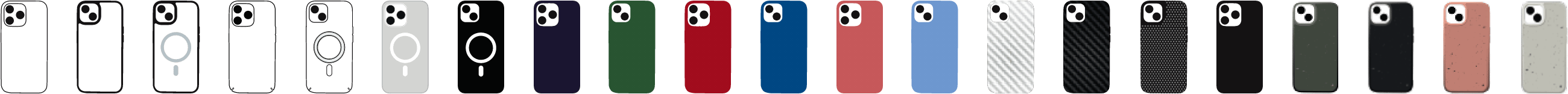 Telefon kılıfları koleksiyonu