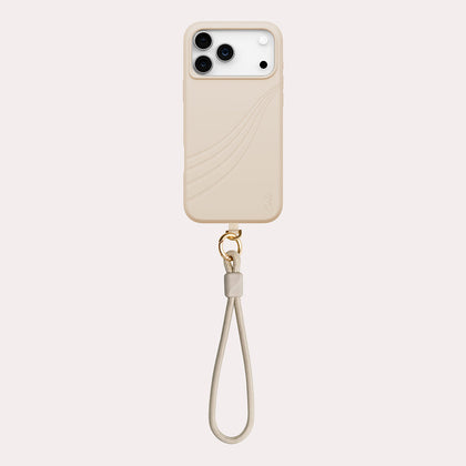 iPhone 17 Pro Max ile Uyumlu Coehl MagSafe Destekli Serina Telefon Kılıfı - Krem