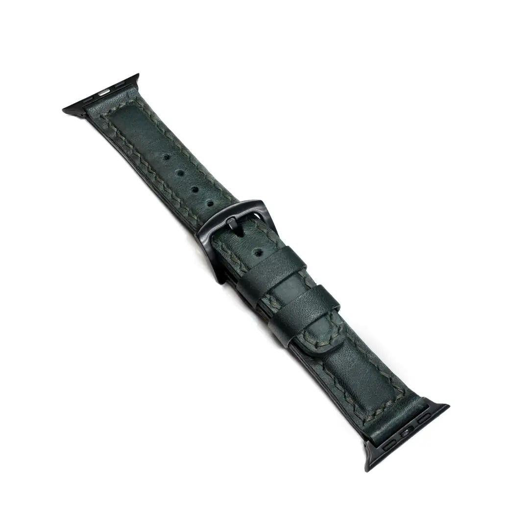 Apple Watch Çift Kat Deri Kordon