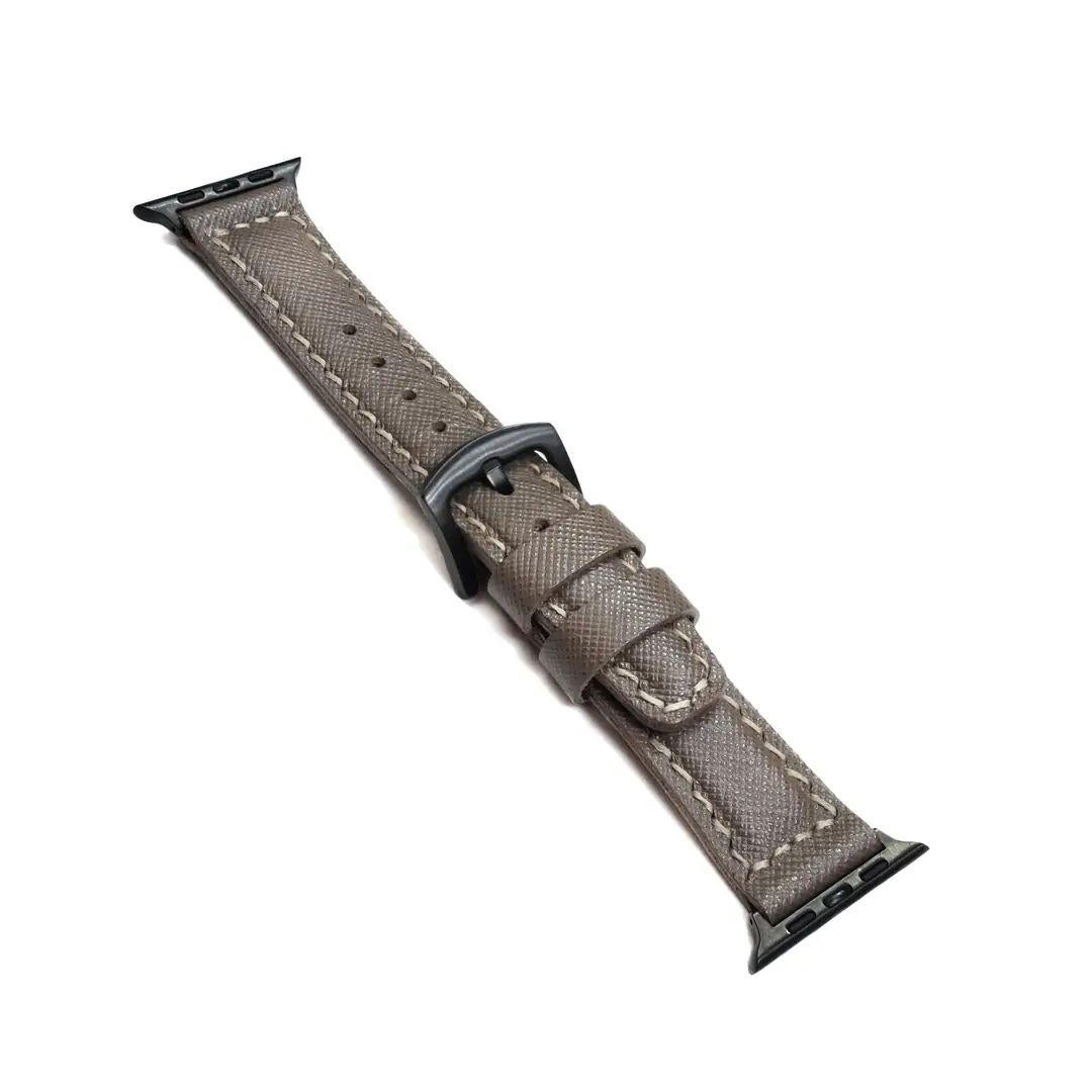 Apple Watch Çift Kat Deri Kordon
