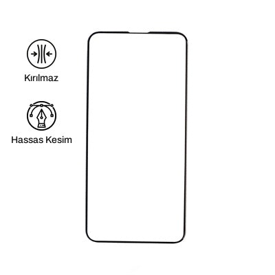 9H Temperli iPhone 16 ile Uyumlu Ekran Koruyucu Cam | bastcase