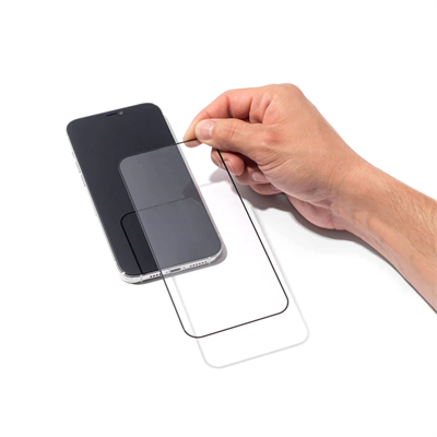 iPhone 16 Plus 9H Temperli Ekran Koruyucu Cam | bastcase - Uygulama Sonrası Duruş
