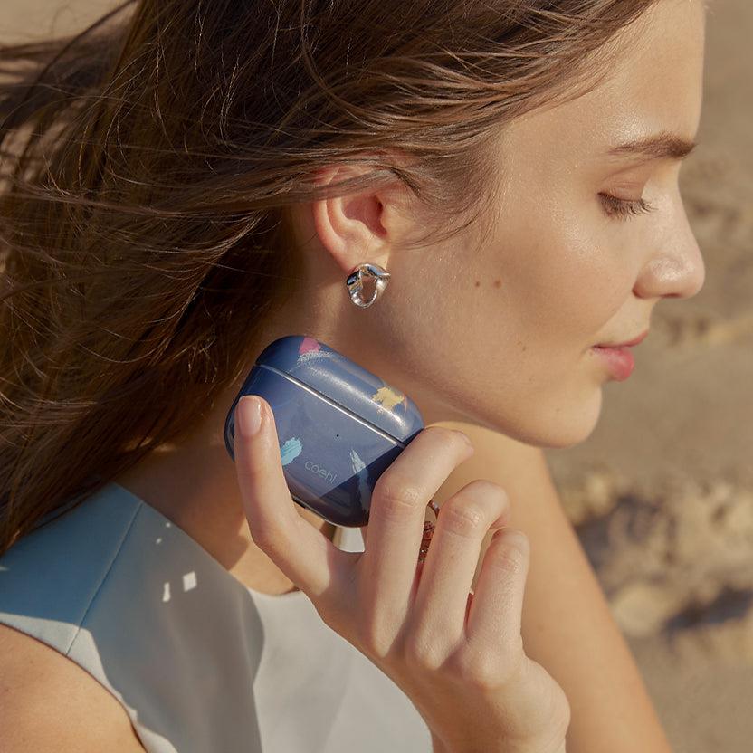 AirPods Pro Reverie Kulaklık Kılıfı - Mavi | bastcase - Yan Profil İnceliği