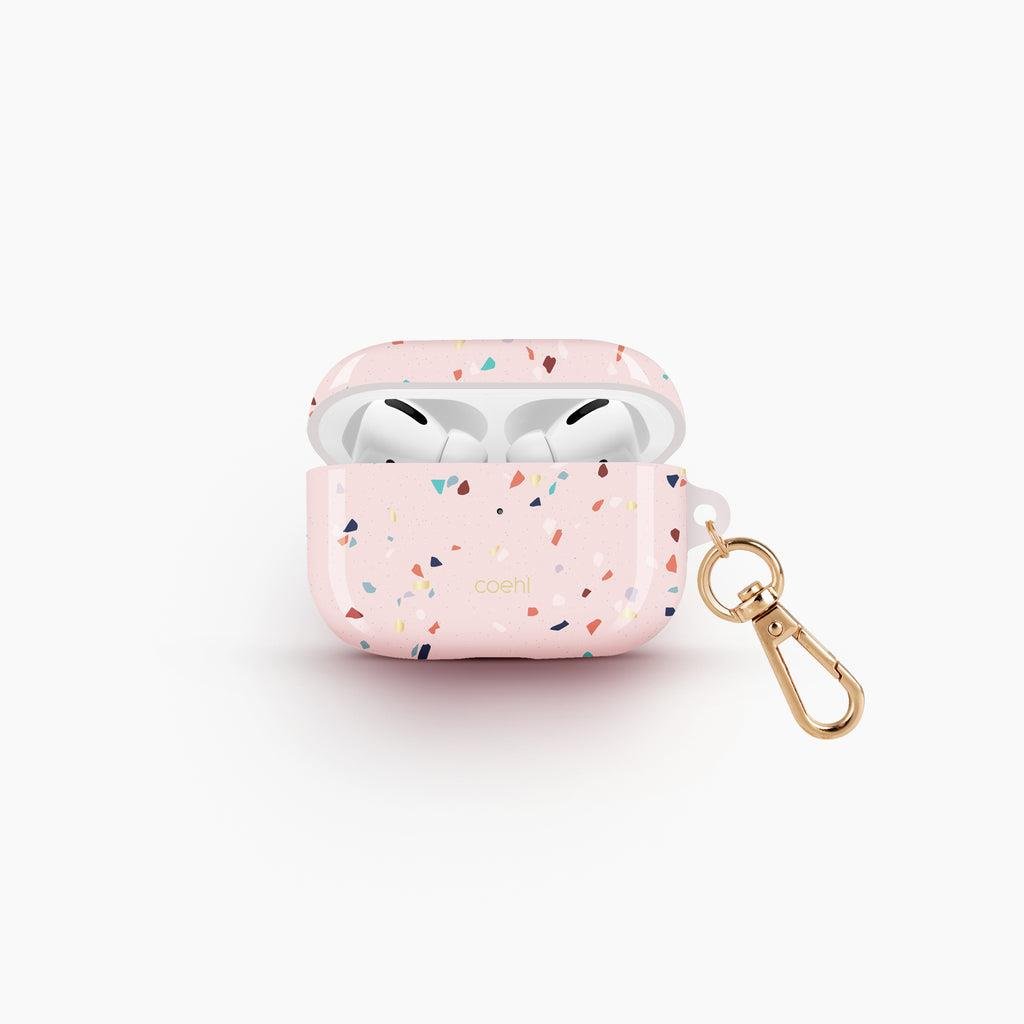 AirPods Pro Terrazzo Kulaklık Kılıfı - Beyaz | bastcase - Kamera Koruma Alanı