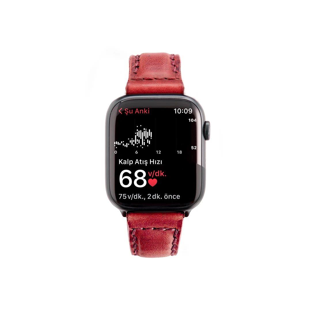 Apple Watch Çift Kat Deri Kordon | bastcase - Bağlantı Noktaları