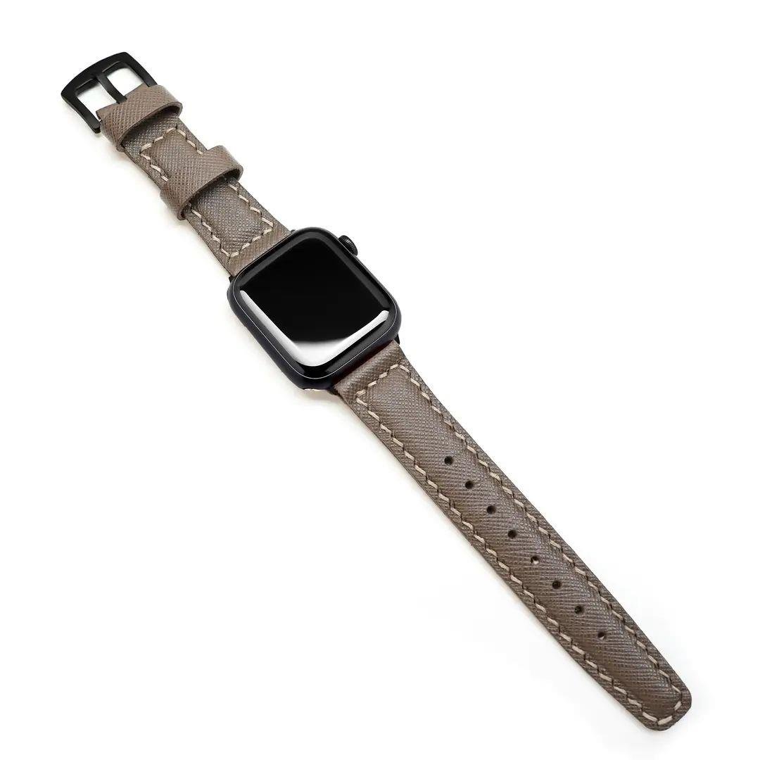 Apple Watch Çift Kat Deri Kordon | bastcase - Yüzey Dokusu