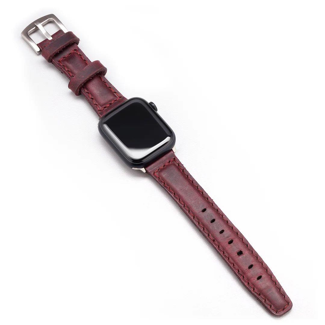 Apple Watch Çift Kat Deri Kordon | bastcase - Kordon Kilit Sistemi