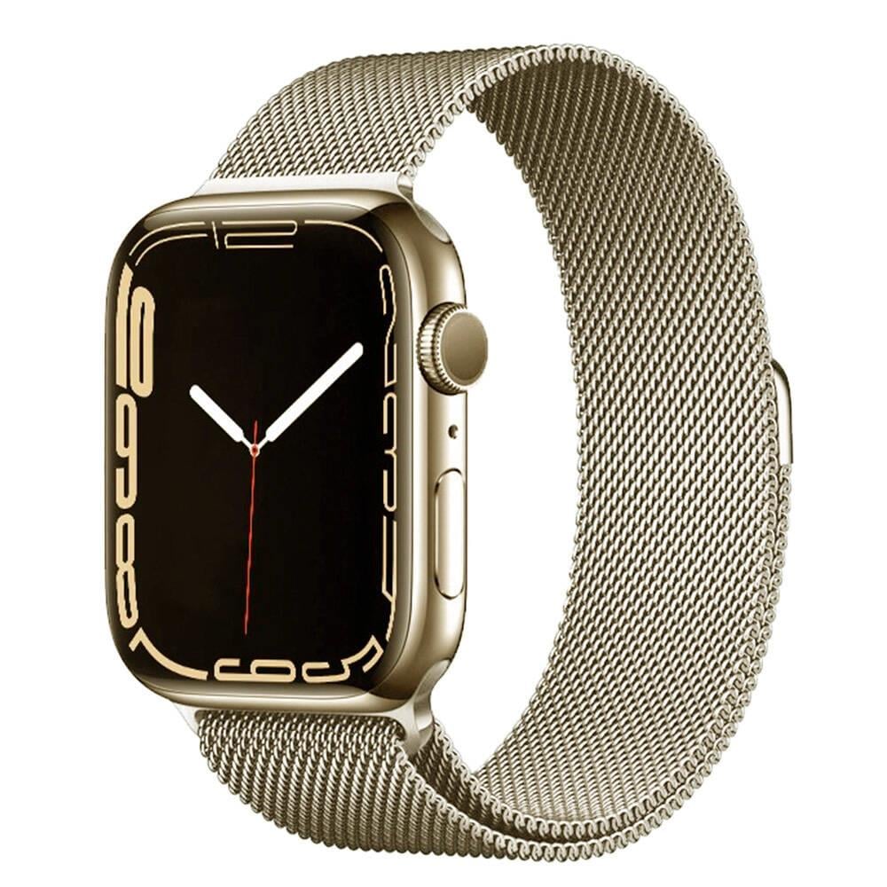 Apple Watch Milano Loop Metal Kordon - Gold | bastcase - Bilek Duruş Açısı