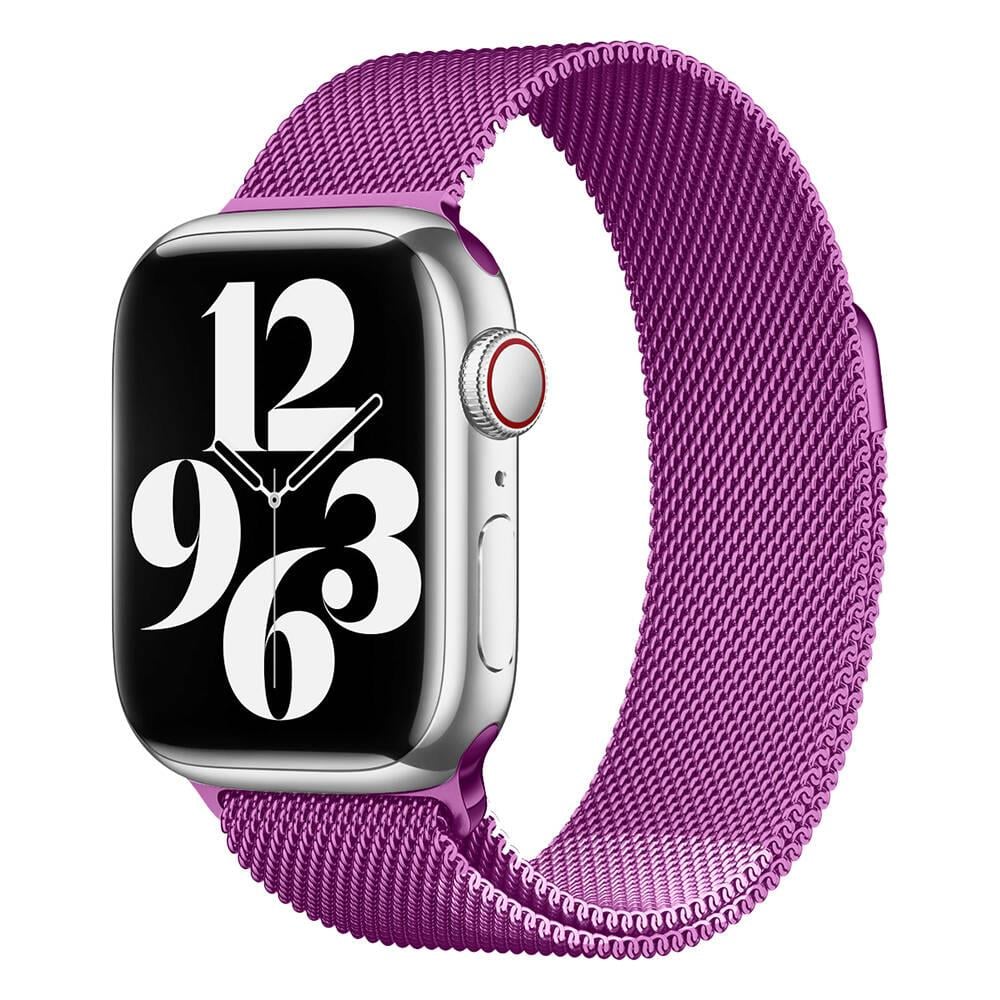 Apple Watch Milano Loop Metal Kordon - Japon Mor | bastcase - Bilek Duruş Açısı