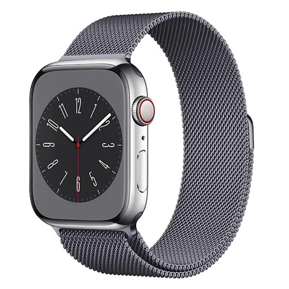 Apple Watch Milano Loop Metal Kordon - Koyu Gri | bastcase - Bilek Duruş Açısı