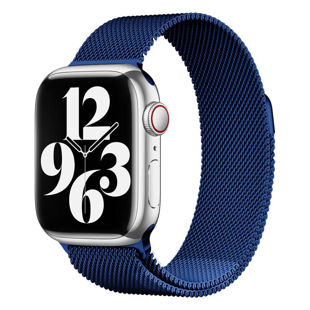 Apple Watch Milano Loop Metal Kordon - Navy Blue | bastcase - Bilek Duruş Açısı