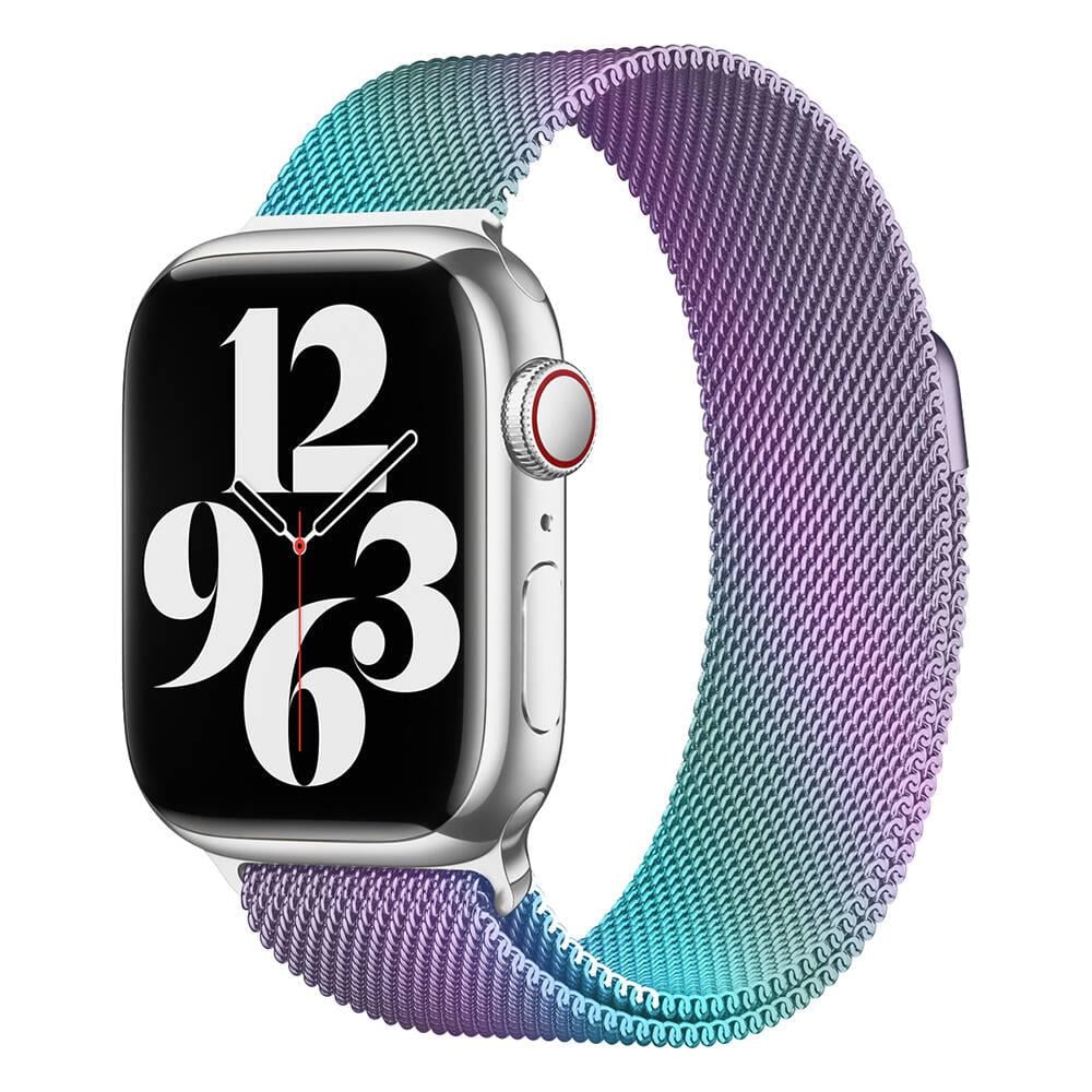 Apple Watch Milano Loop Metal Kordon - Neon | bastcase - Bilek Duruş Açısı