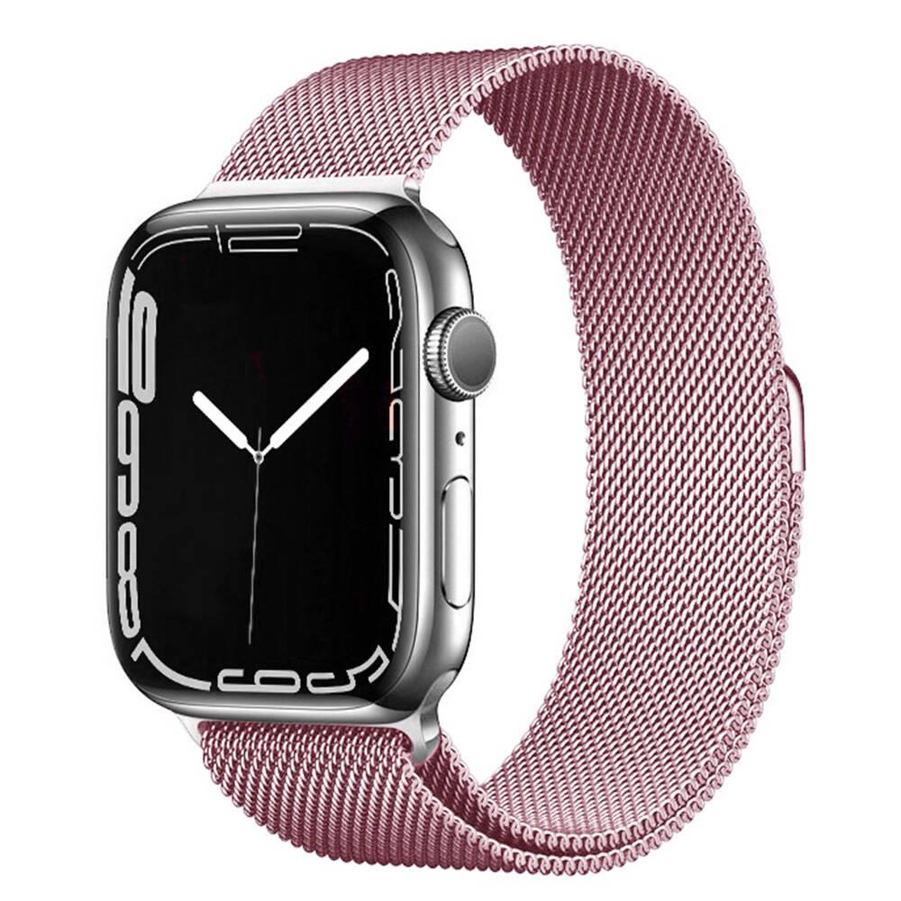 Apple Watch Milano Loop Metal Kordon - Şeker Pembe | bastcase - Bilek Duruş Açısı