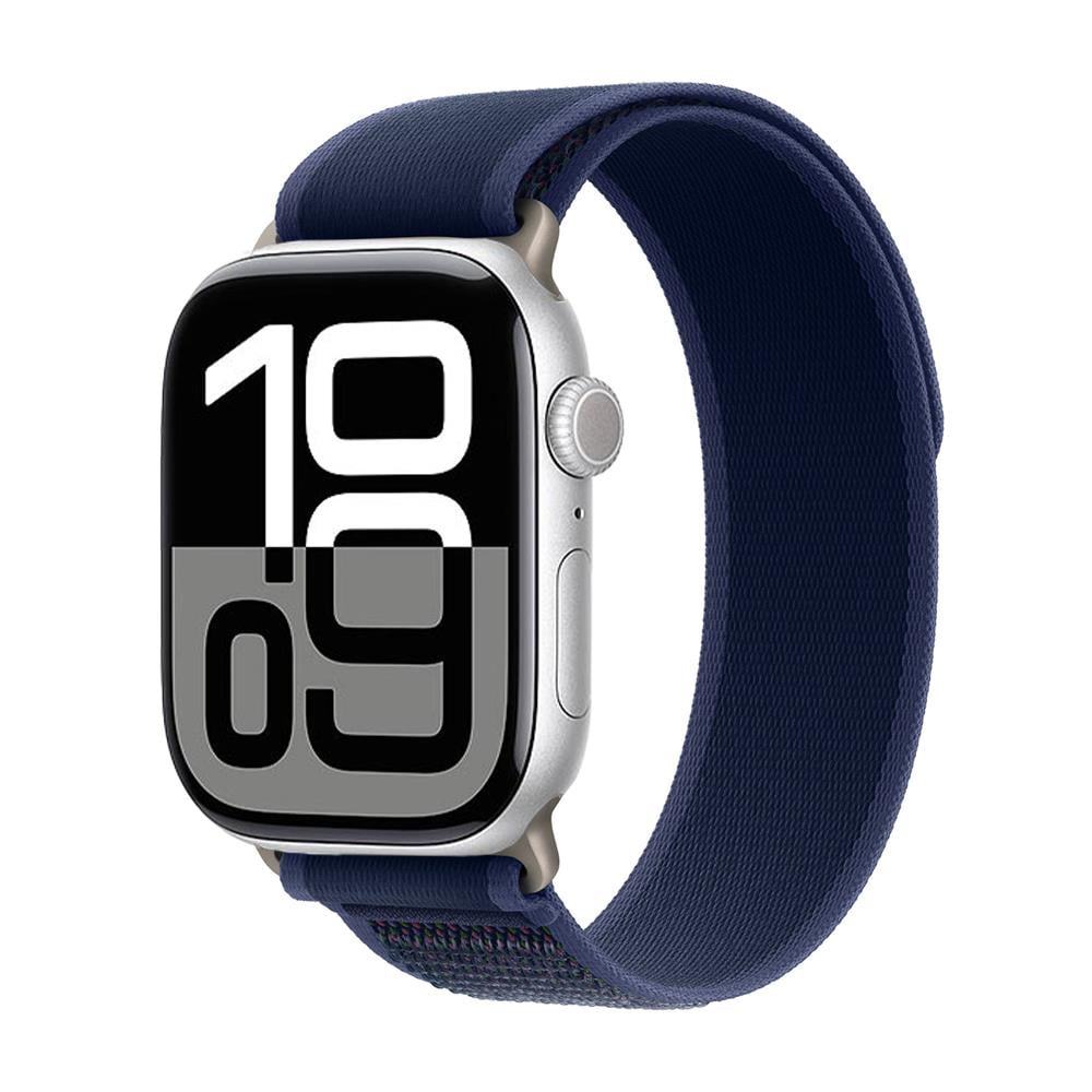 Apple Watch Trail Loop Örgü Kordon - Siyah-Gri | bastcase - Bilek Duruş Açısı