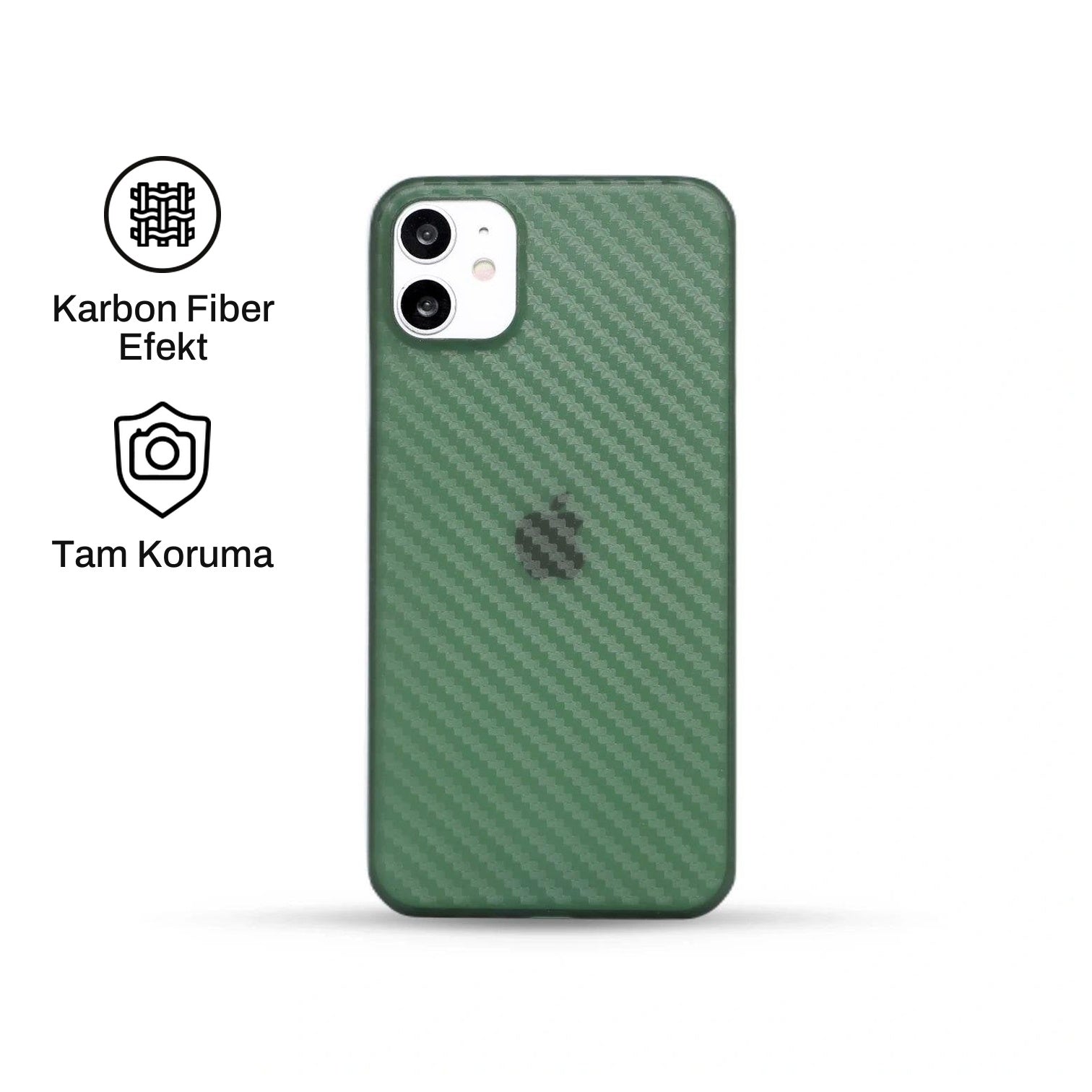 iPhone 11 ile Uyumlu Carbon Telefon Kılıfı | bastcase