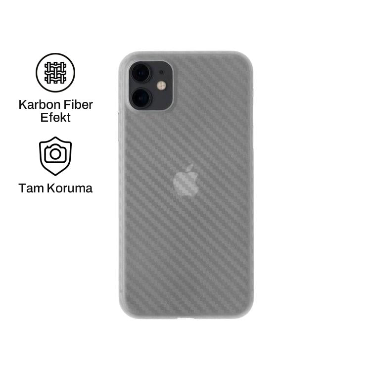 iPhone 11 ile Uyumlu Carbon Telefon Kılıfı | bastcase