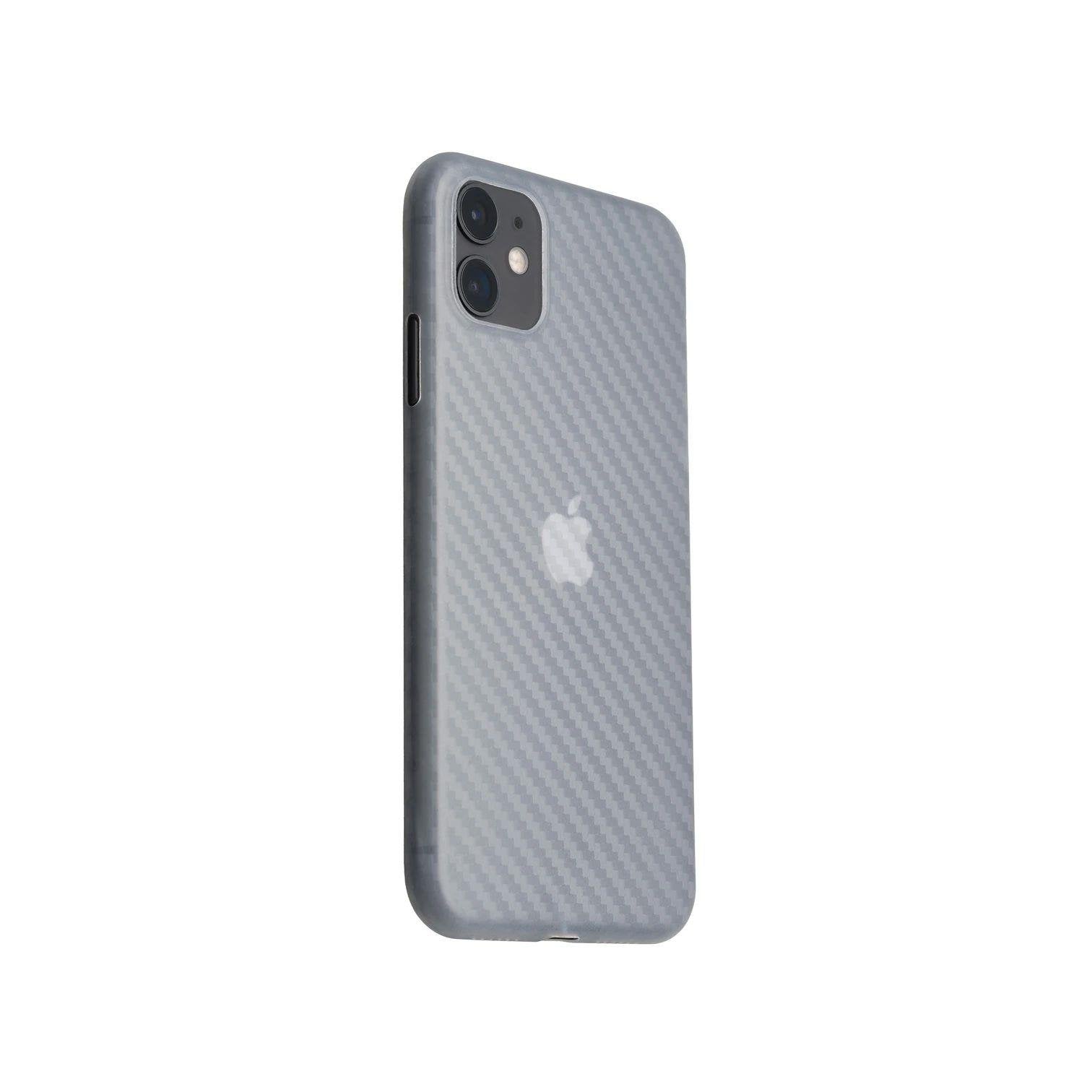 iPhone 11 Carbon Telefon Kılıfı - Beyaz | bastcase - Yan Profil İnceliği