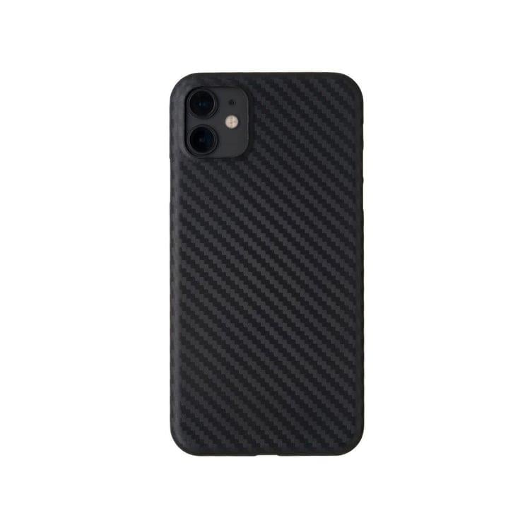 iPhone 11 Carbon Telefon Kılıfı - Siyah | bastcase - Ön Yüzey Görünümü