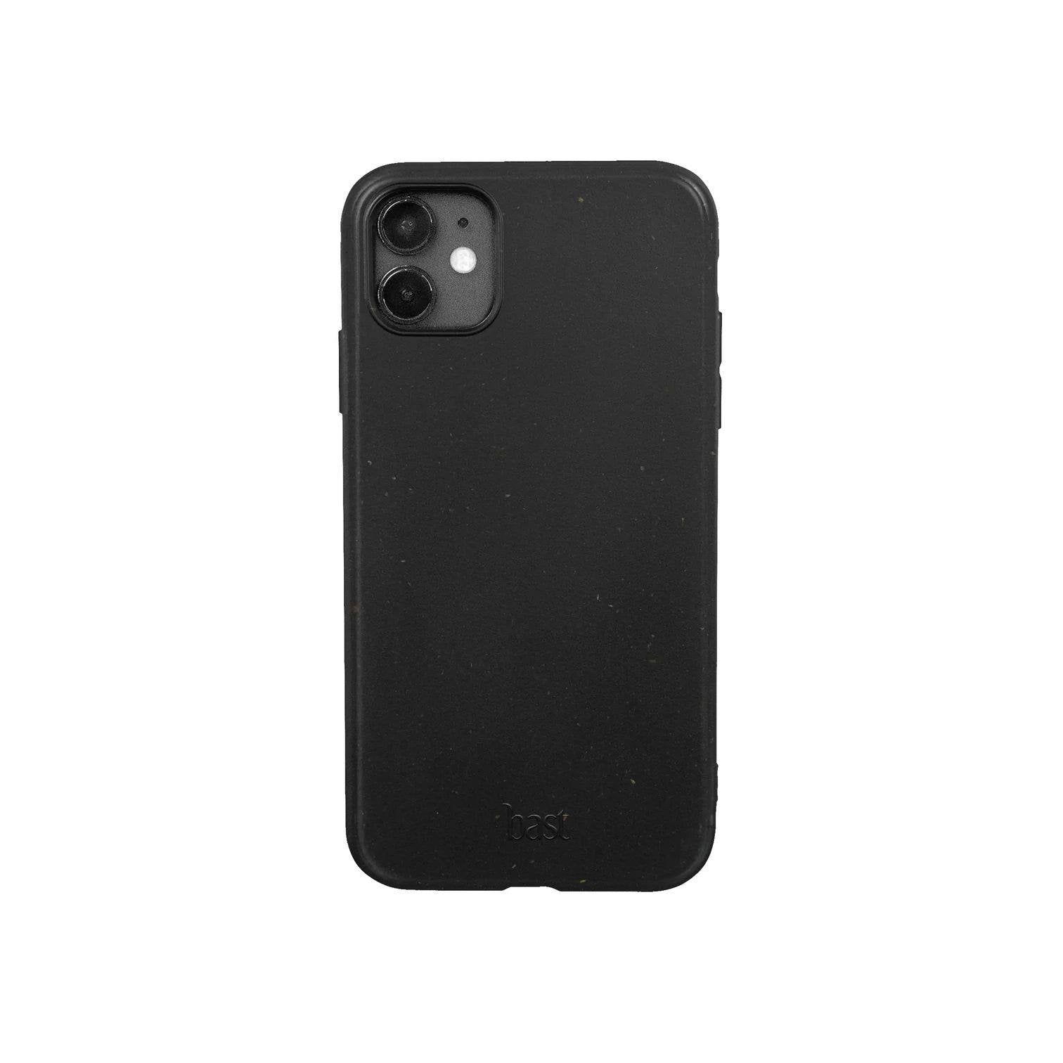 iPhone 11 Eco Telefon Kılıfı - Siyah | bastcase - Ön Yüzey Görünümü