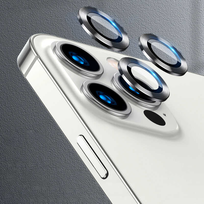 iPhone 11 Pro / 11 Pro Max / 12 Pro Lens Koruyucu - Koyu Gri | bastcase