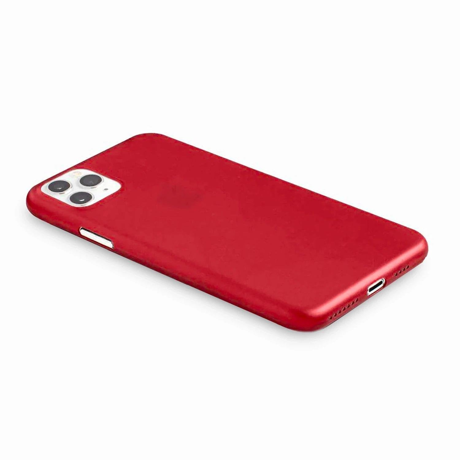 iPhone 11 Pro Ultra İnce Telefon Kılıfı - Kırmızı | bastcase - Yan Profil İnceliği