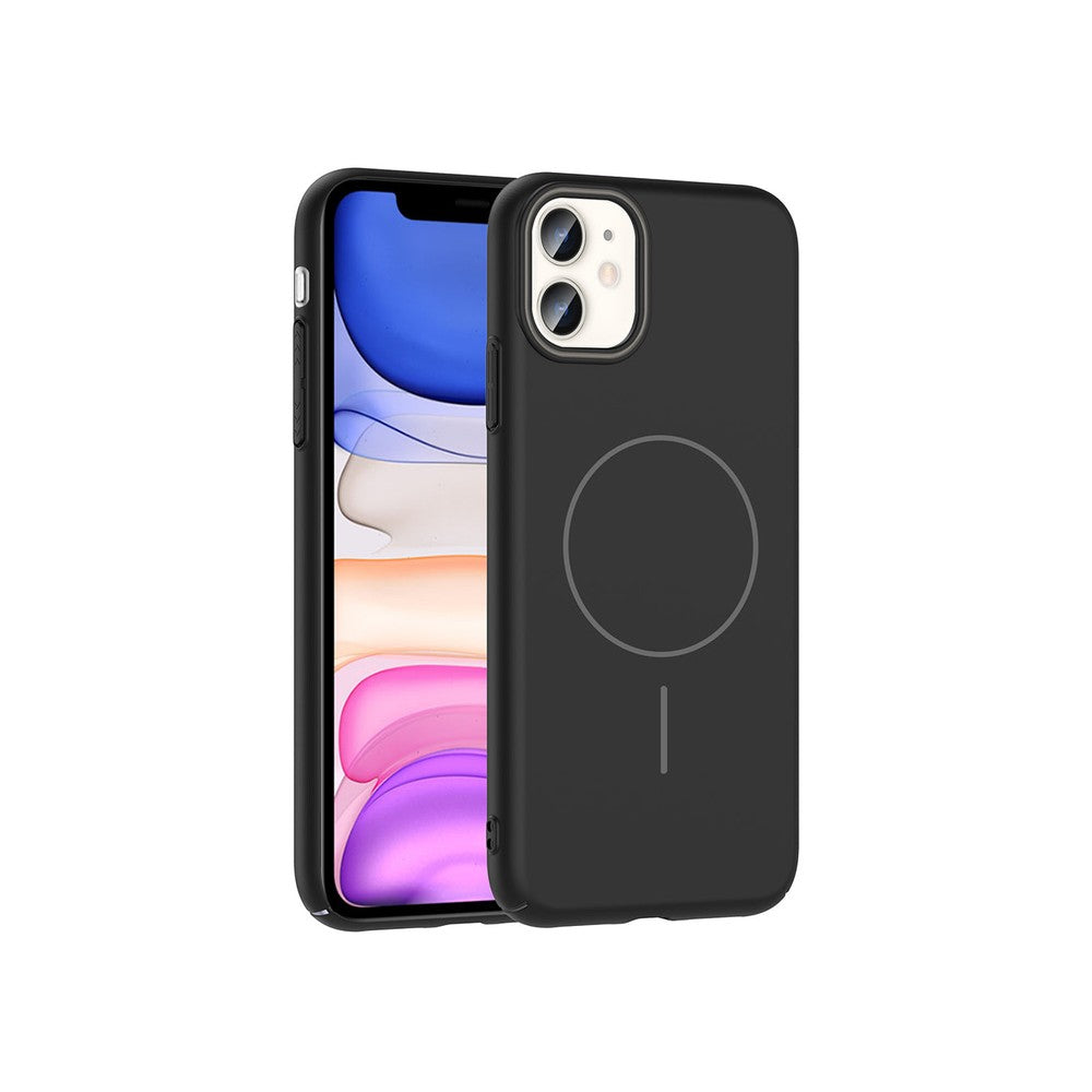 iPhone 11 Raye Sert Telefon Kılıfı - Siyah | bastcase - Ön ve Arka Görünüm