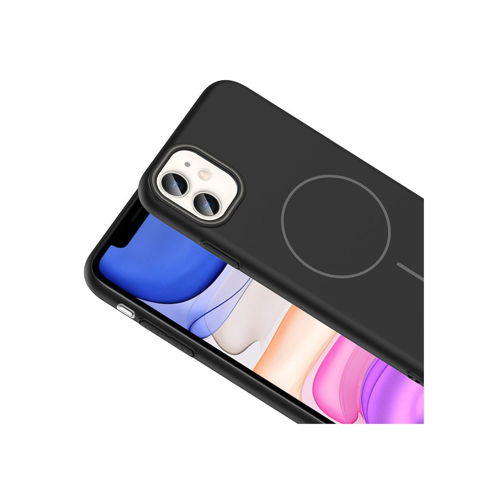 iPhone 11 Raye Sert Telefon Kılıfı - Siyah | bastcase - Açılı Görünüm