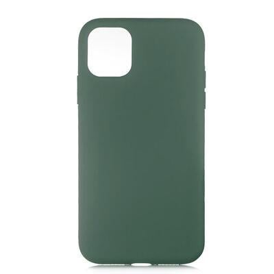 iPhone 11 Silikon Lansman Telefon Kılıfı - Lacivert | bastcase - Arka Yüzey Detayı