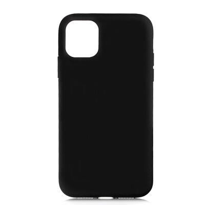 iPhone 11 Silikon Lansman Telefon Kılıfı - Siyah | bastcase - Ön Yüzey Görünümü