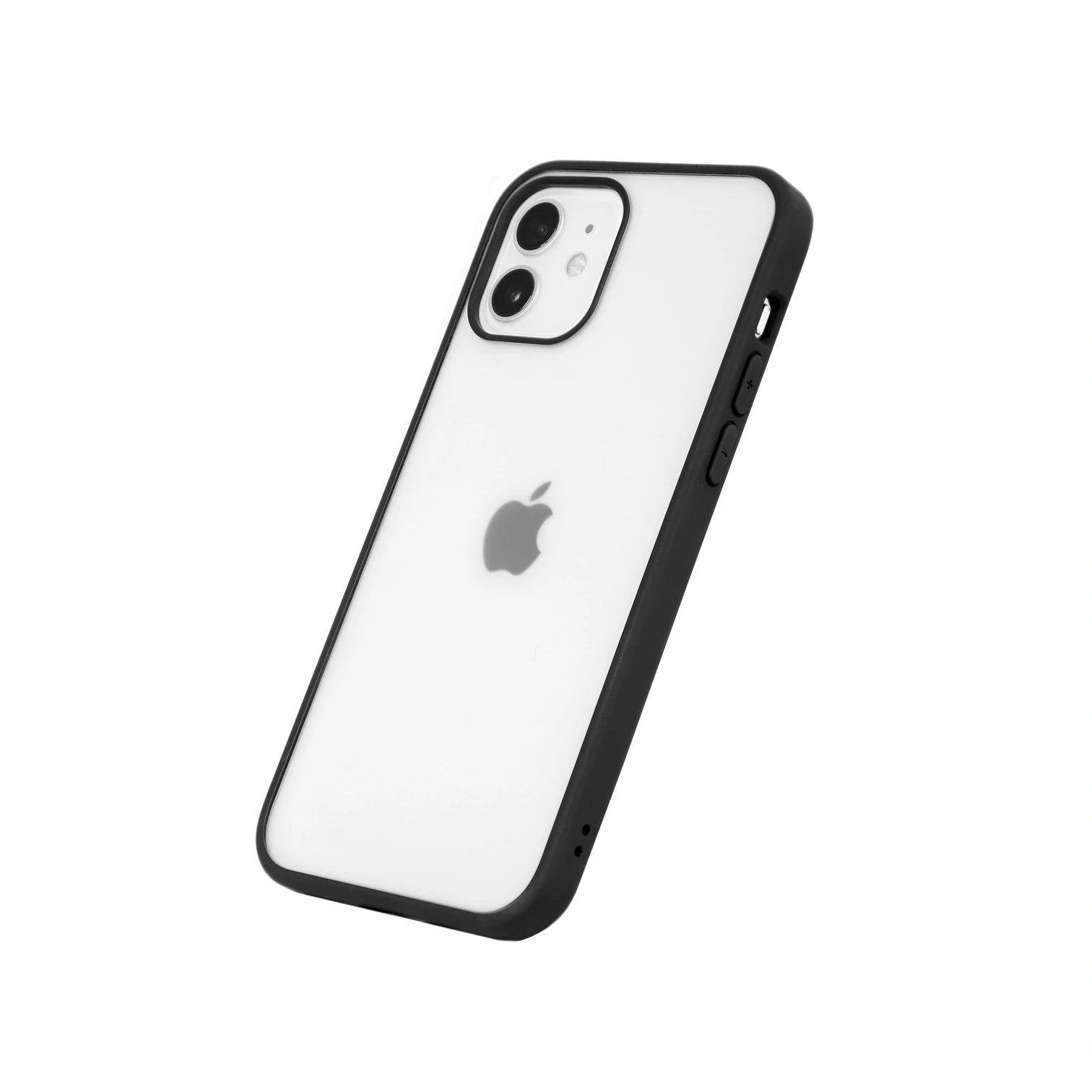iPhone 12 Bold Telefon Kılıfı - Siyah | bastcase - Elde Duruş Açısı