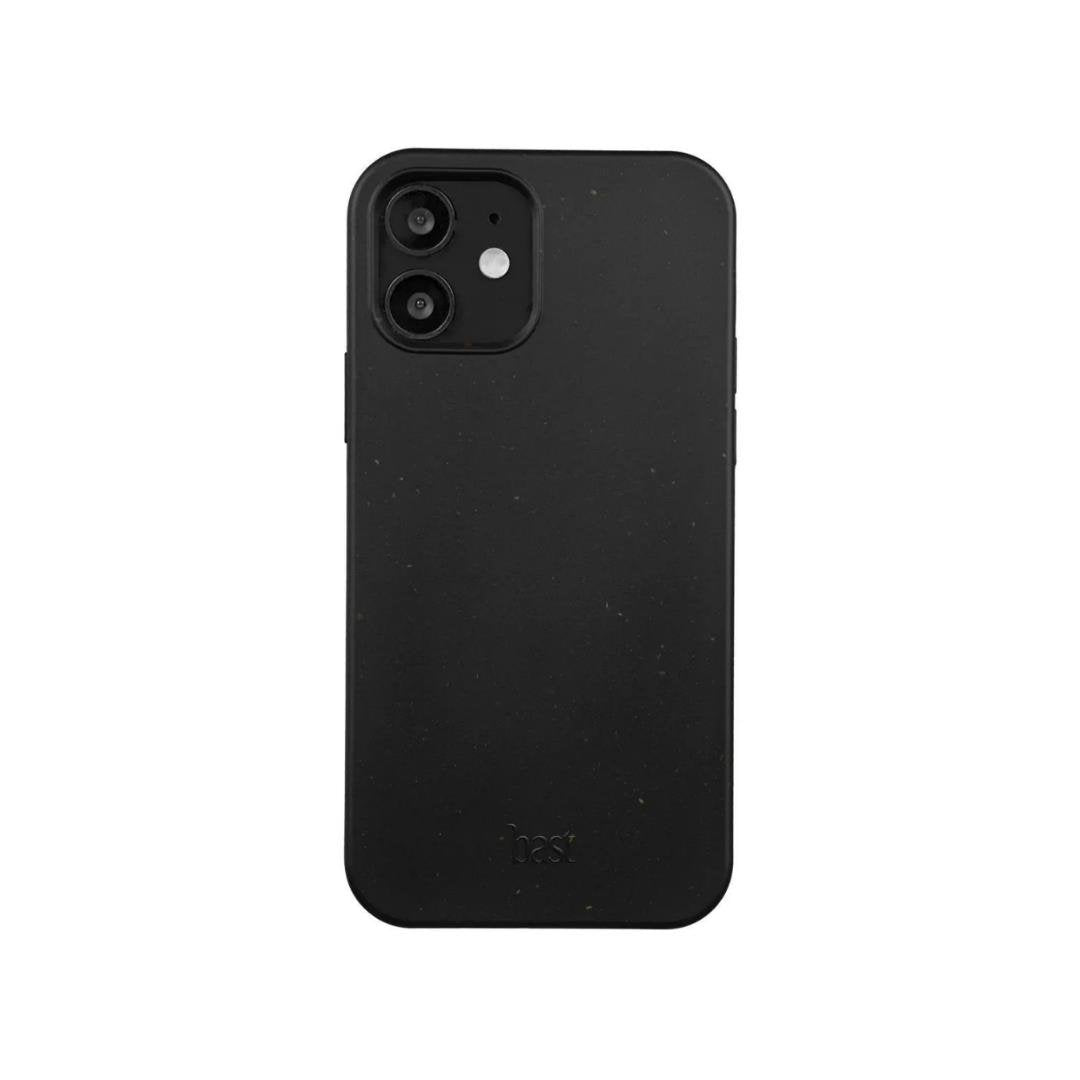 iPhone 12 Eco Telefon Kılıfı - Siyah | bastcase - Ön Yüzey Görünümü