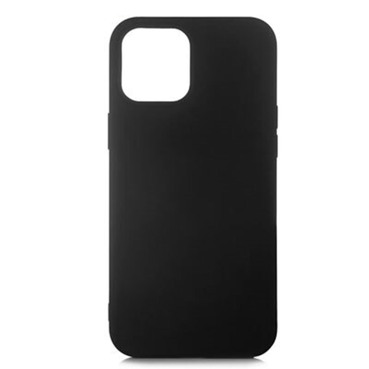 iPhone 12 Mini Silikon Lansman Telefon Kılıfı - Siyah | bastcase - Ön Yüzey Görünümü