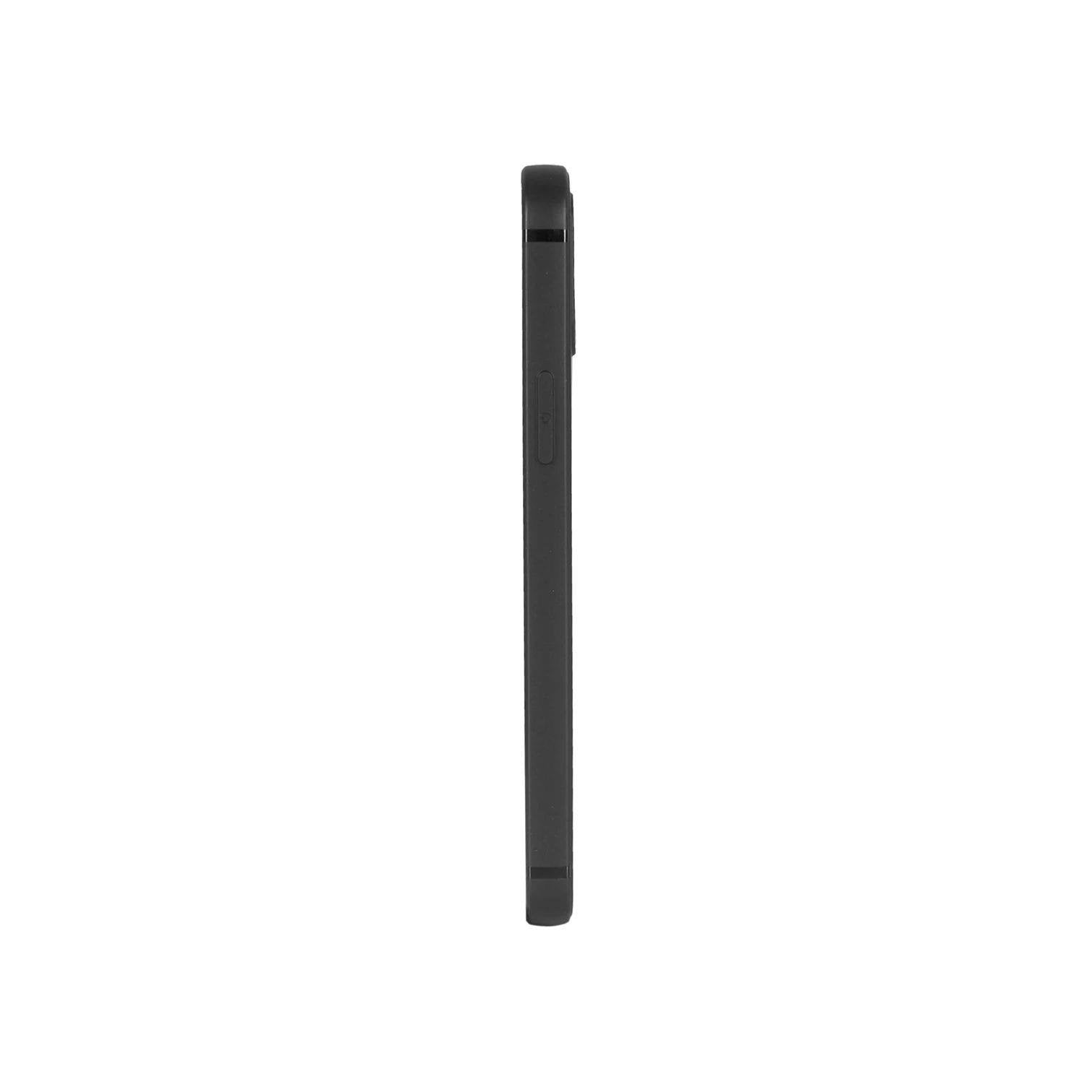 iPhone 12 Mini Solid Telefon Kılıfı - Siyah | bastcase - Arka Yüzey Detayı