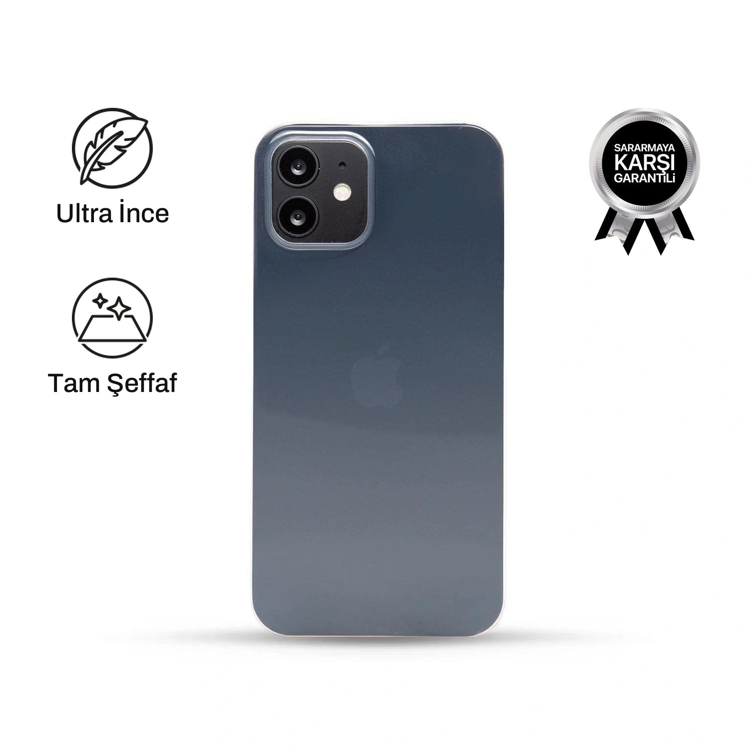 iPhone 12 Mini ile Uyumlu Ultra İnce Telefon Kılıfı | bastcase