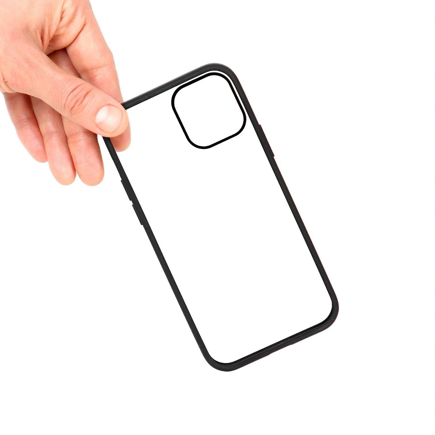 iPhone 12 Pro Bold Telefon Kılıfı - Siyah | bastcase - Arka Yüzey Detayı