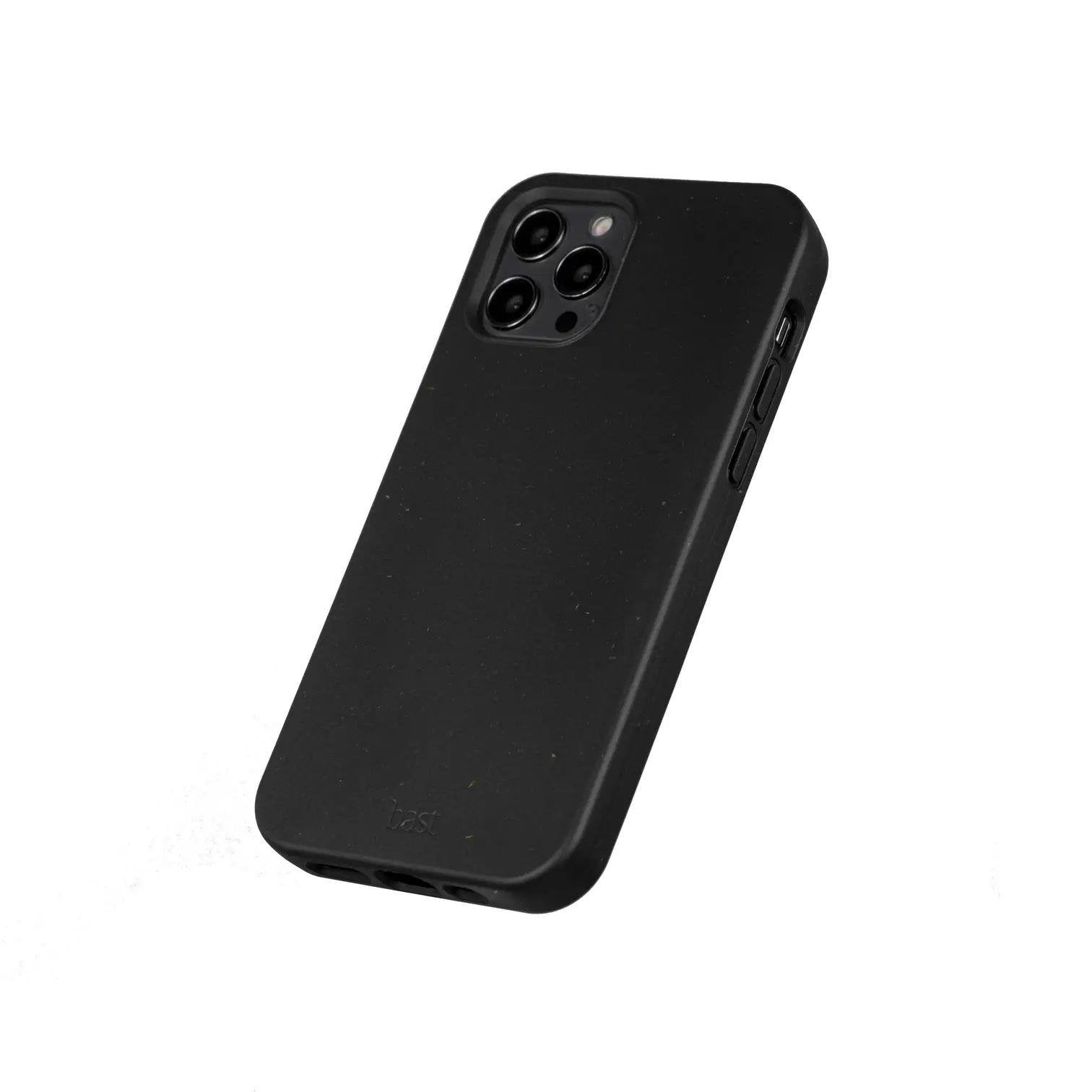 iPhone 12 Pro Eco Telefon Kılıfı - Siyah | bastcase - Yan Profil İnceliği