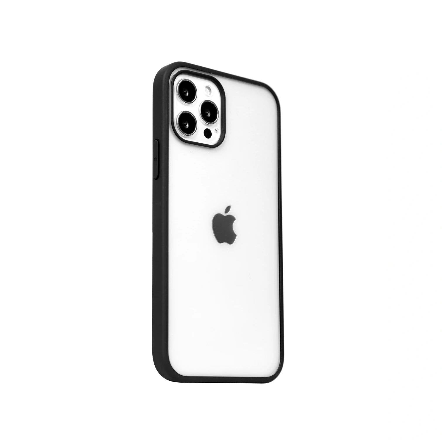 iPhone 12 Pro Max Bold Telefon Kılıfı - Siyah | bastcase - Alt Port Kesimleri