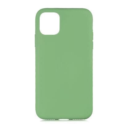 iPhone 12 Pro Max Silikon Lansman Telefon Kılıfı - Koyu Yeşil | bastcase - Ön Yüzey Görünümü