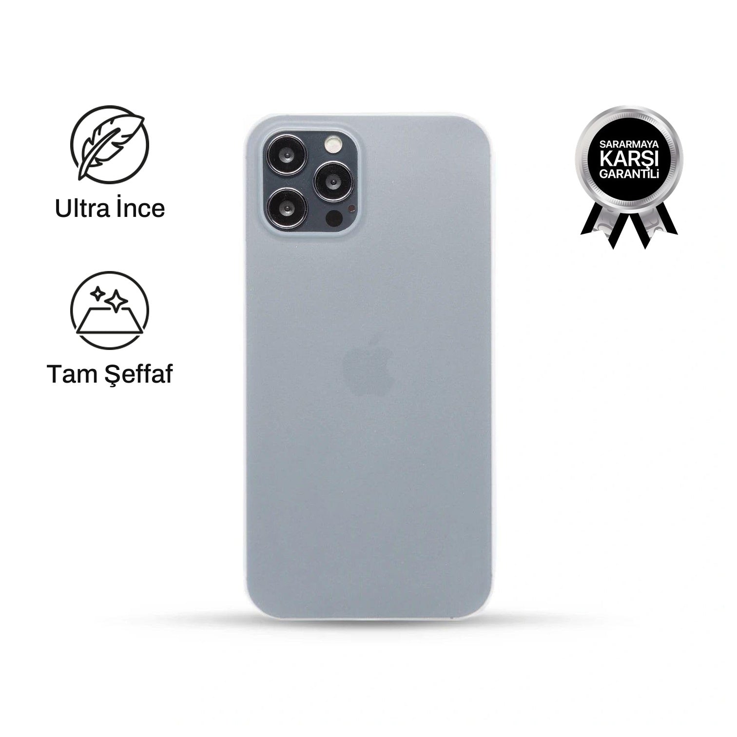 iPhone 12 Pro Max ile Uyumlu Ultra İnce Telefon Kılıfı | bastcase