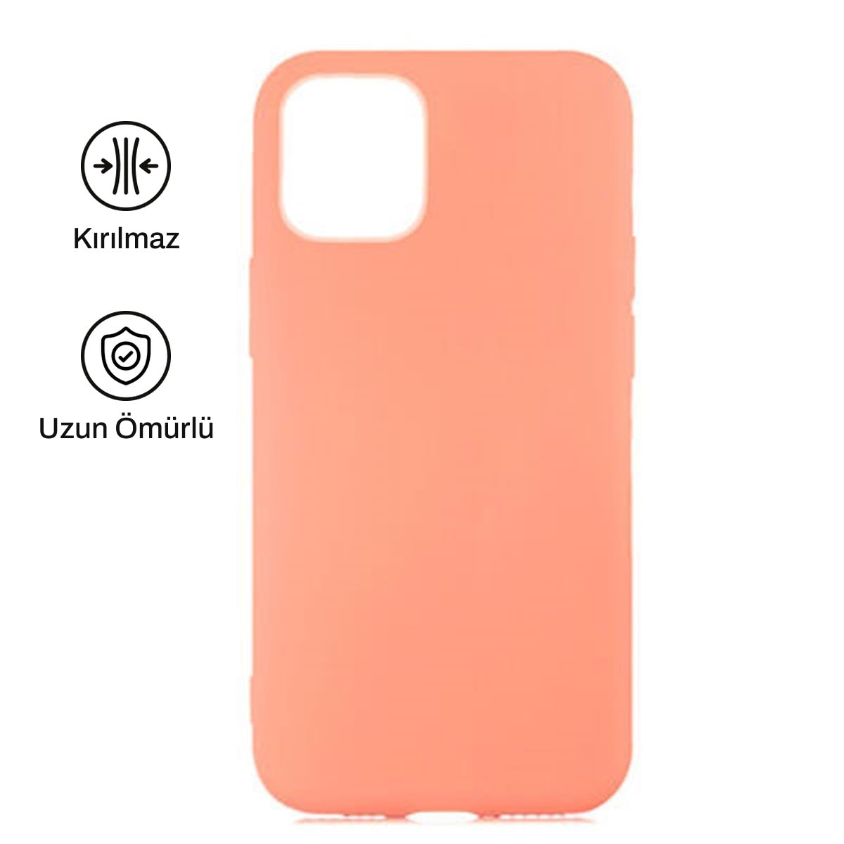 iPhone 12 Pro ile Uyumlu Silikon Lansman Telefon Kılıfı | bastcase