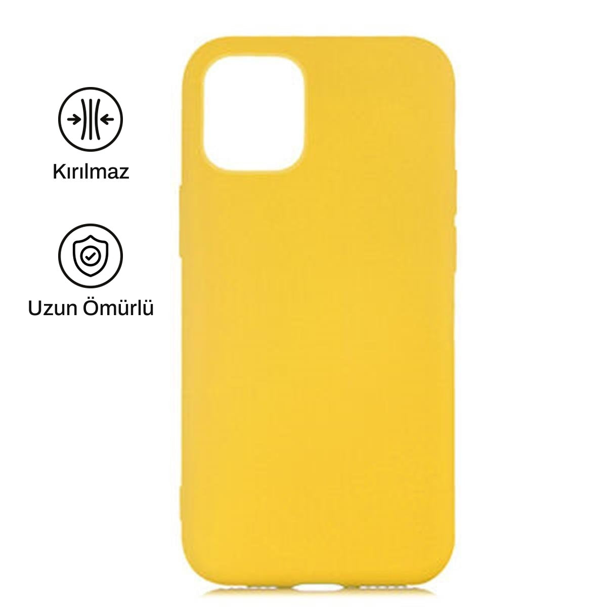 iPhone 12 ile Uyumlu Silikon Lansman Telefon Kılıfı | bastcase