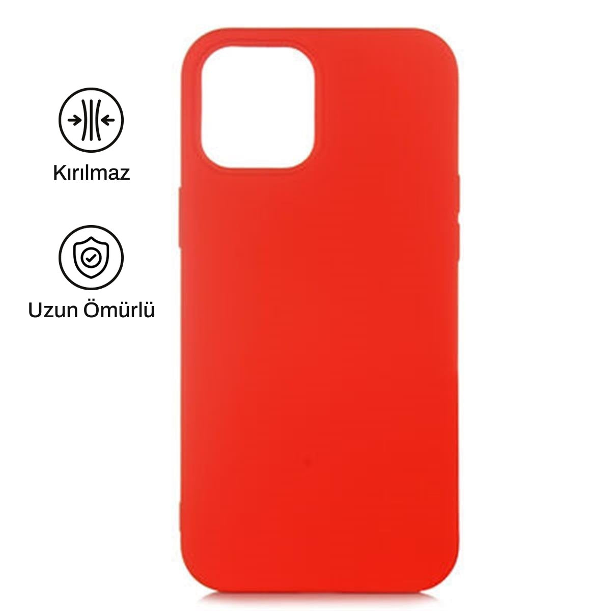 iPhone 12 ile Uyumlu Silikon Lansman Telefon Kılıfı | bastcase