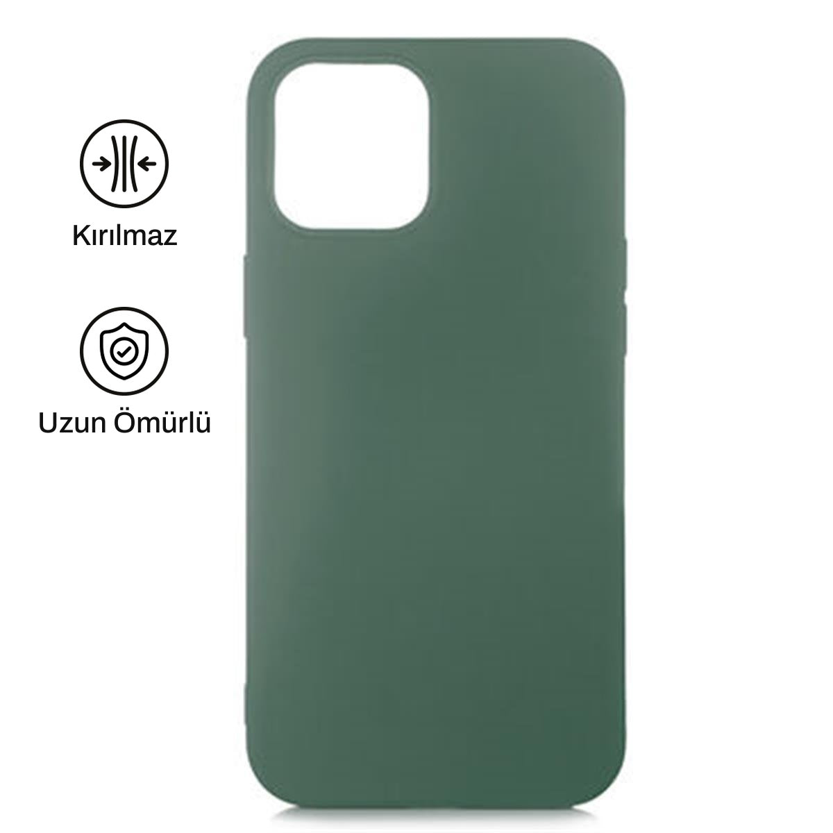 iPhone 12 ile Uyumlu Silikon Lansman Telefon Kılıfı | bastcase