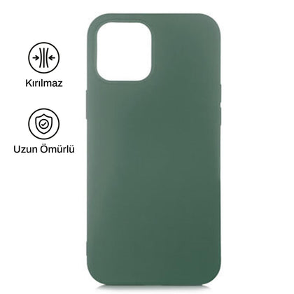 iPhone 12 ile Uyumlu Silikon Lansman Telefon Kılıfı