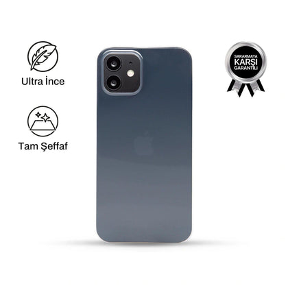 iPhone 12 ile Uyumlu Ultra İnce Telefon Kılıfı