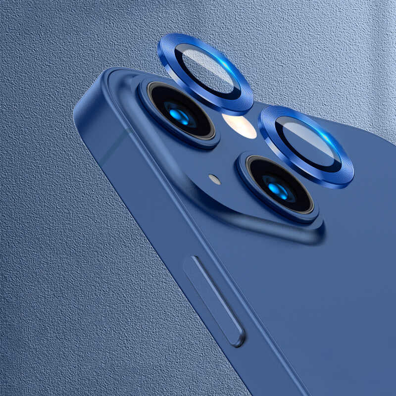 iPhone 13 / 13 Mini Lens Koruyucu - Lacivert | bastcase
