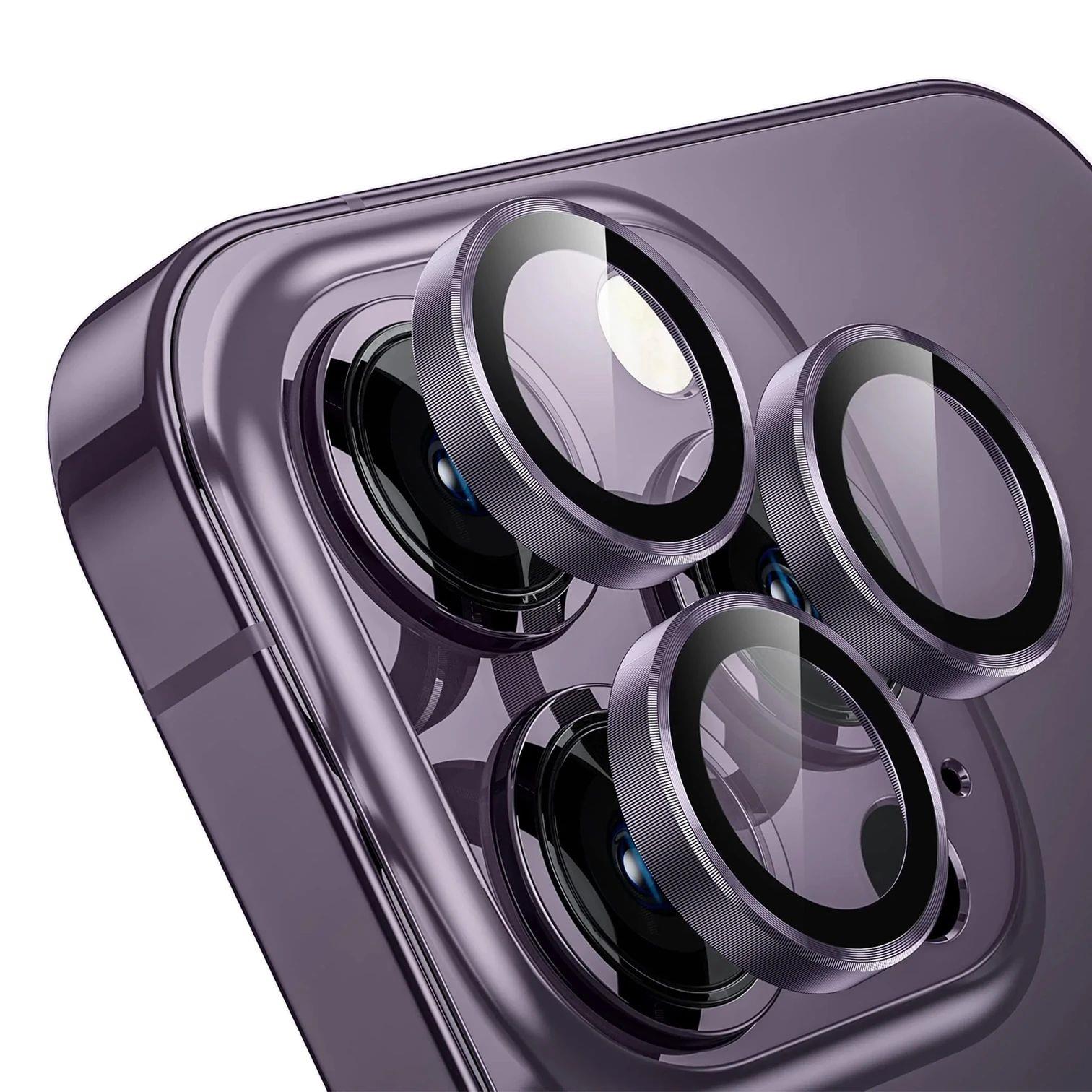 iPhone 13 / 13 Mini Lens Koruyucu - Mor | bastcase - Dış Çerçeve Koruması
