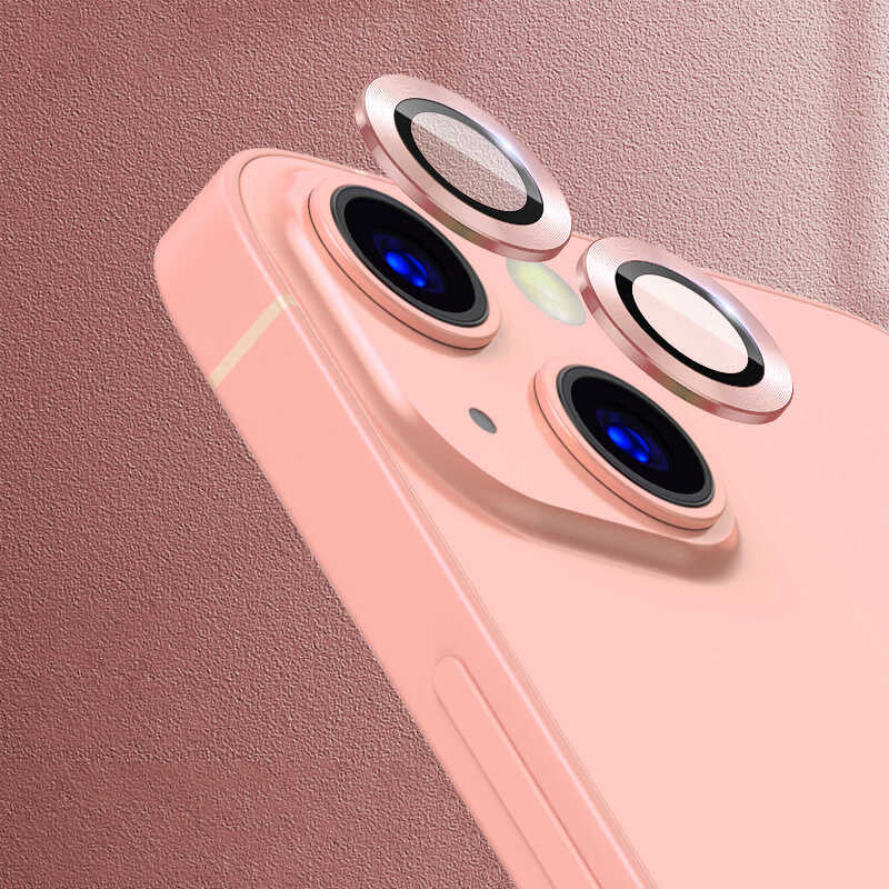 iPhone 13 / 13 Mini Lens Koruyucu - Rose Gold | bastcase