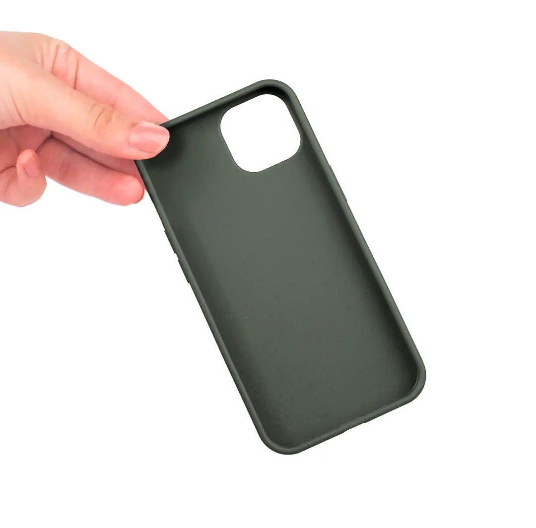 iPhone 13 Eco Telefon Kılıfı - Yeşil | bastcase - Arka Yüzey Detayı