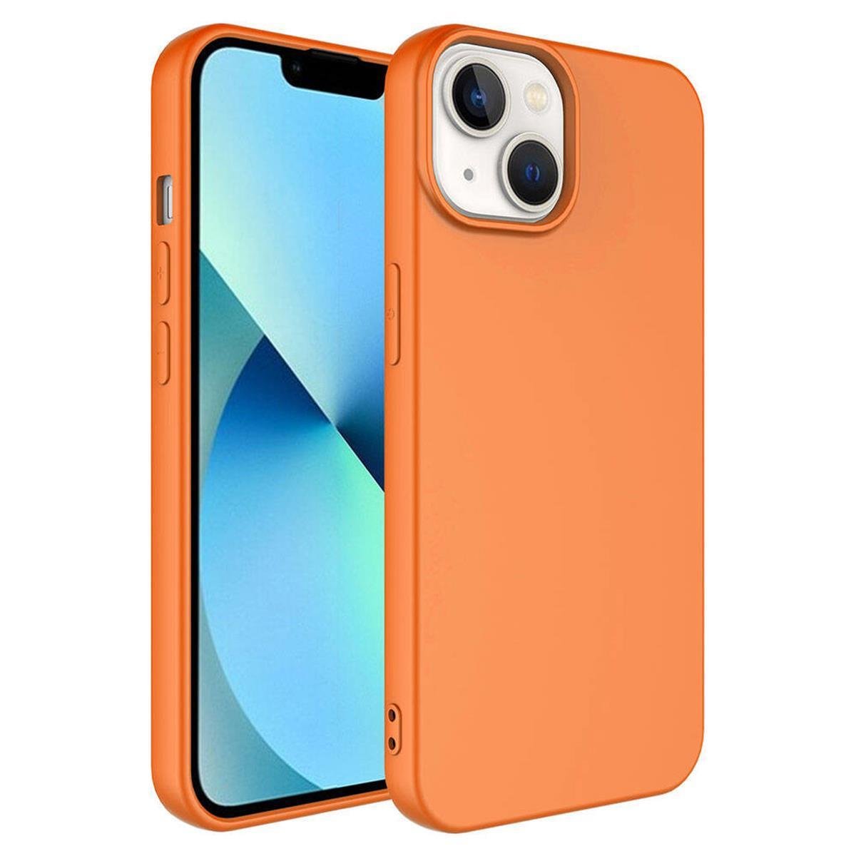 iPhone 13 Mini Silikon Lansman Telefon Kılıfı - Kırmızı | bastcase - Ön Yüzey Görünümü